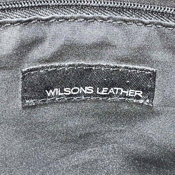 Wilsons Leather Women’s Red Burgundy Faux Leather Chain Strap Shoulder Bag - Picture 6 of 12